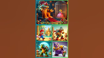 Cùng Mario giải cứu công chúa #cauhoi #caudo #mario