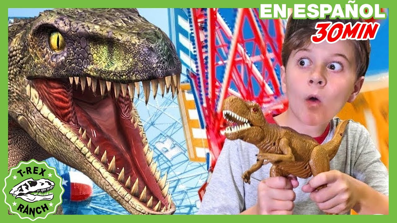 Desafío de aventuras en el Parque | 30 min de videos de dinosaurios para niños