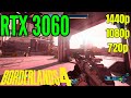 RTX 3060 12GB 🔥 Borderlands 4 FPS Benchmark | 720p / 1080p / 1440p + DLSS Test