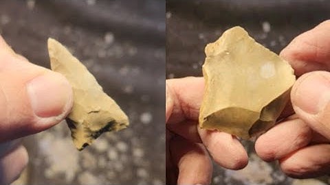 2023 - Deel 1/2 - Arrow Point - Walnut Canyon #flintknapping