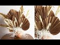DIY - Paper Palm Leaves - Easy Paper Palm Leaf - Boho Home Decor - DIY Room Decor