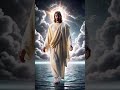 Jesus Walking on Water Miracle | Divine Glory #Shorts #Jesus #Faith #God