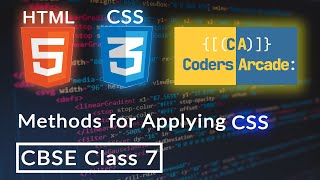 9. Methods of applying CSS.
