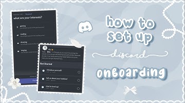 how to set up discord ONBOARDING | enable + set up guide | 2025 UPDATED 、ely °｡˚☁️