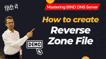 How to create Reverse Zone File Demo | Domain Name System | Mastering BIND DNS Server