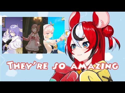Bae's reaction of Holo ID 3D Showcase [Hololive]