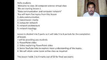 Introduction of lesson 1| Data communication and Computer network