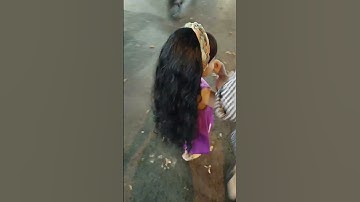 Cài tóc giả khi đang dạo phố #tocgia #toccainuadau