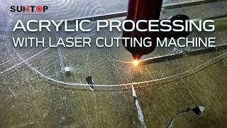 How a Laser Cutting Machine Creates Perfect Acrylic Edges -  Precision You Can See #lasercutting