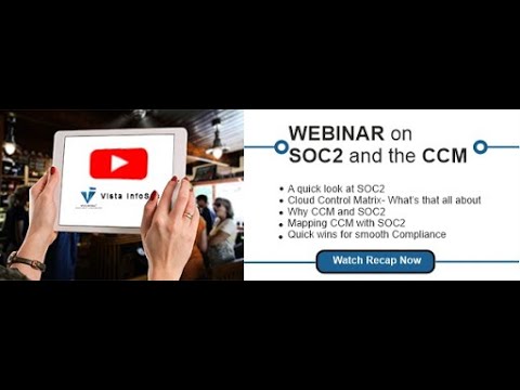 Webinar | SOC2 and the CCM - How they pair up for Cloud providers and users | Cloud Control Matrix
