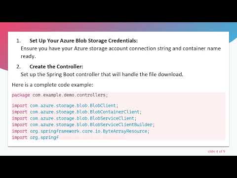 How to Get Azure Blob Storage Content in FileInputStream in Java