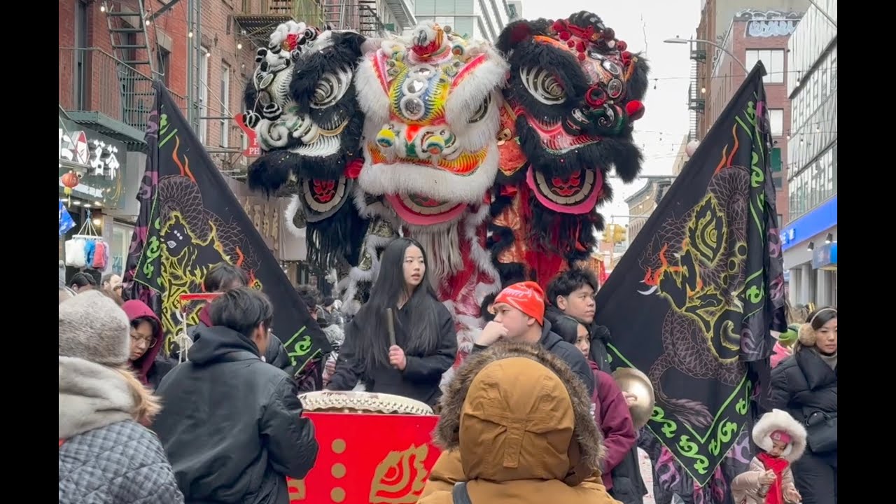 Brooklyn Lion Club Lion Dance Super Saturday- Choy Chang and Lion Dance Drumming CNY 2025 🦁🧨💥🐍
