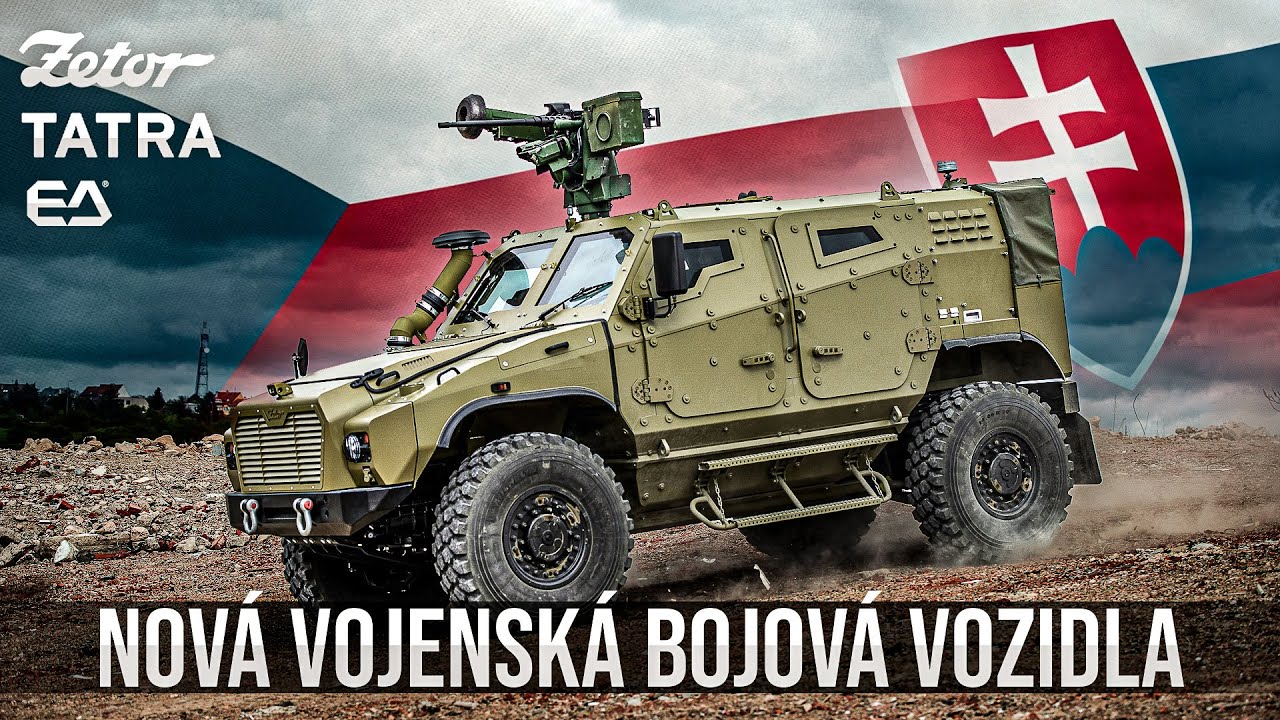 TOP 5 -  NOVÁ VOJENSKÁ BOJOVÁ VOZIDLA vyrobena v ČR a SK! (2022)