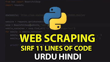 Web Scraping with Python using BeautifulSoup 2022 Urdu | Hindi