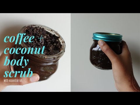 3-INGREDIENT BODY SCRUB | re-using coffee grounds ☕️