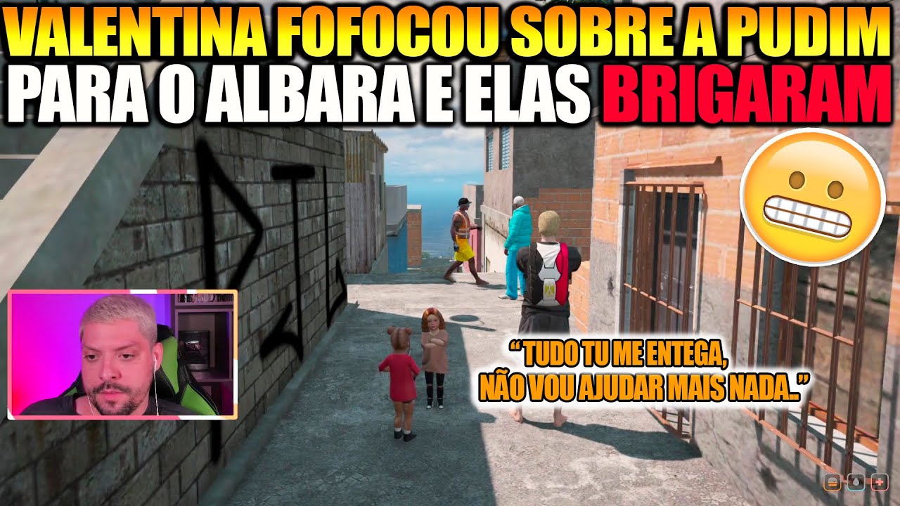 VALENTINA FOFOCOU SOBRE A PUDIM PARA O ALBARA,MAS DEU RUIM E ELAS BRIGAR4M  🔥😱😭