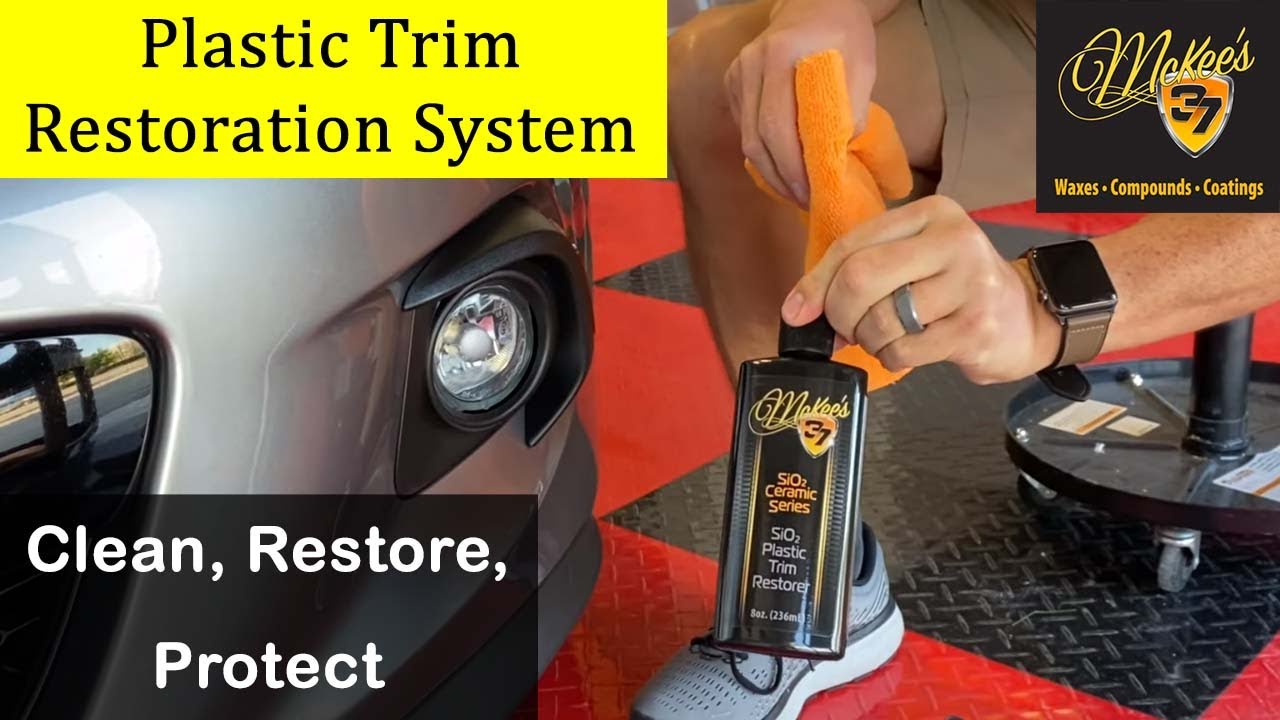 Car Plastic Trim Restorer & Protection