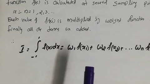 S6 MECH CAD MODULE 6 GAUSSIAN QUADRATURE