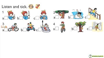 TIẾNG ANH 5  UNIT 12  LESSON 1  4 LISTEN and TICK