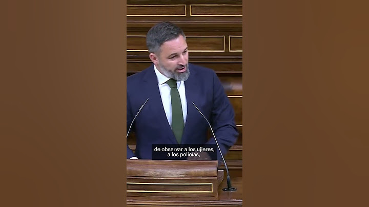 Abascal (Vox) critica la vestimenta para la moción de censura de algunos diputados