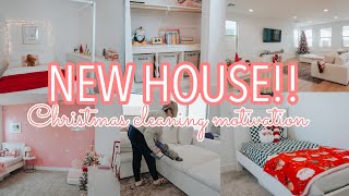 NEW ✨ CHRISTMAS CLEANING  || NEW HOUSE CLEANING || Christmas clean and decorate with me