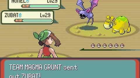 Pokemon Emerald Movie part 77 Cooling The Magma Hideout