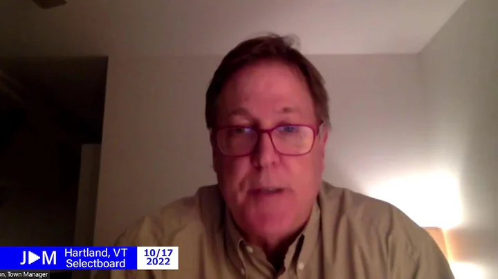 Hartland Selectboard 10/17/22