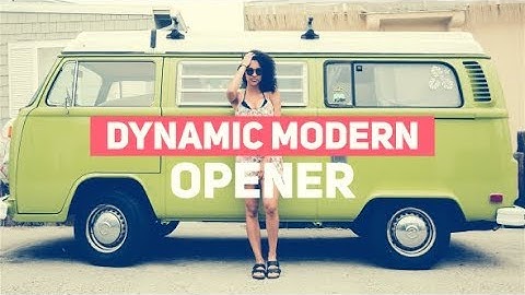 DYNAMIC MODERN OPENER ► [ AFTER EFFECTS TEMPLATES ]