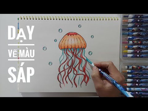 Dạy vẽ con Sứa | How to draw a Jellyfish