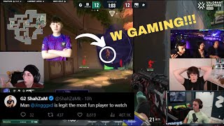 PRX Jinggg AGGRESSIVE OT 3k entry vs EG in VCT Masters Tokyo | Tarik, Kyedae , other streamers react