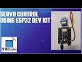 Servo control using esp32 dev kit