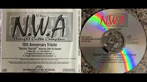 N.W.A ( 4. STRAIGHT OUTTA COMPTON - INSTRUMENTAL ) KING T - MC EIHT - GANGSTA DRESTA  Eazy-E Dr. Dre