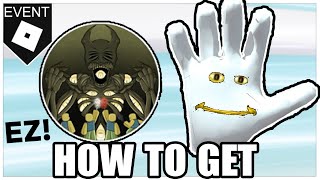 HOW TO *ACTUALLY* GET ROB GLOVE + "EMISSARY OF LIGHT" BADGE in SLAP BATTLES (ROBLOX)