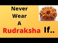 Never Wear A RUDRAKSHA If.. Rudraksha Rules For Wearing I Rules Of Wearing Rudraksha- Divine Jyotish