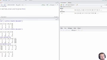 R Basics 10 - Matrices