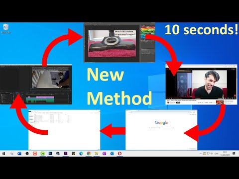 quickest way to switch between application windows on a computer