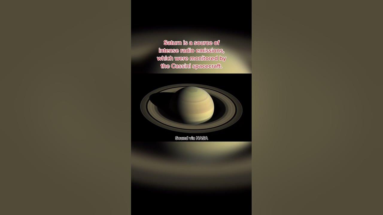 The Sounds of Saturn🔊