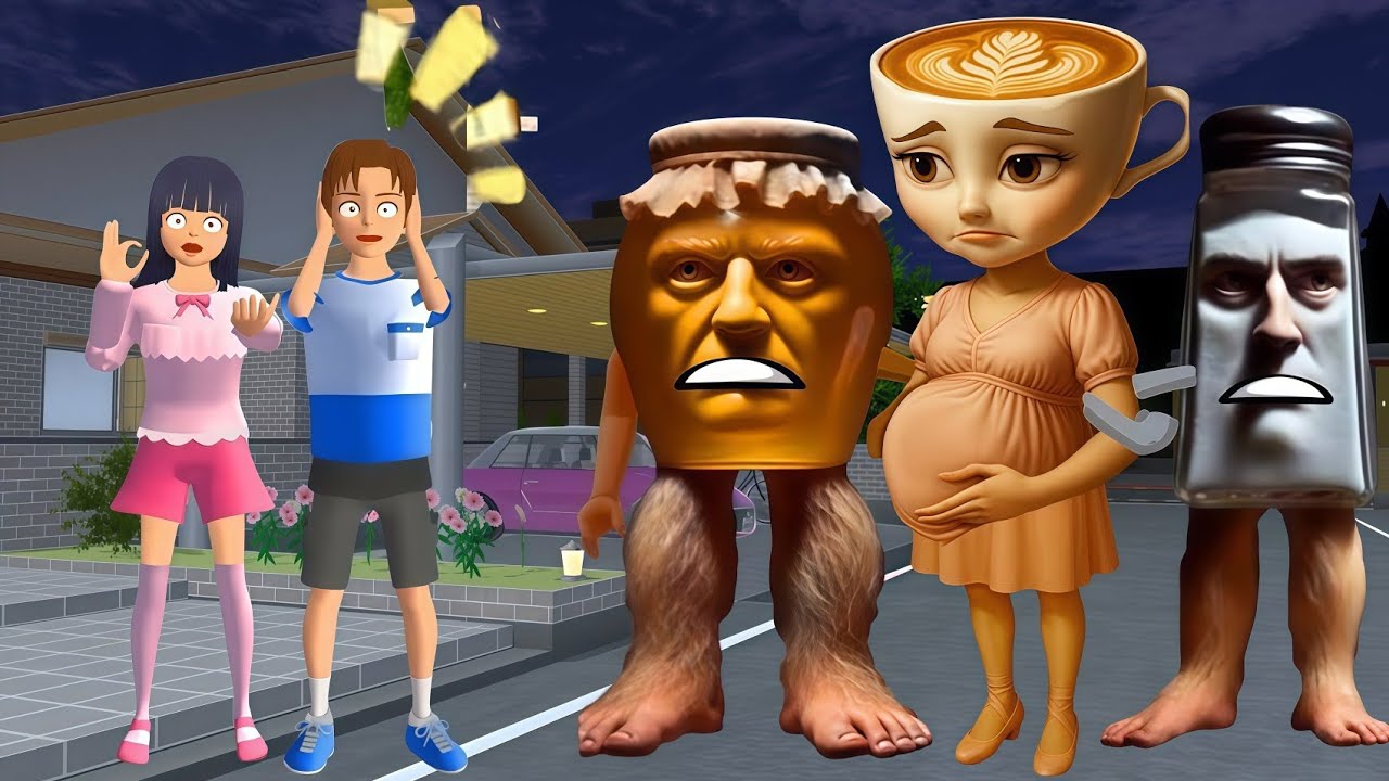 ballerina capucina h4mil diculik garam madu! tungtung sahur marah | SAKURA SCHOOL SIMULATOR