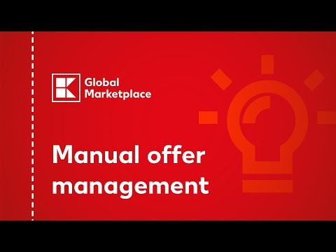 Manual offer management