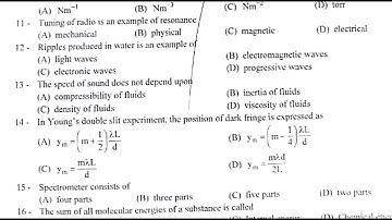 1st year physics 2023 group 2 paper Gujranwala board|| 11 class physics 2023 group 2 paper