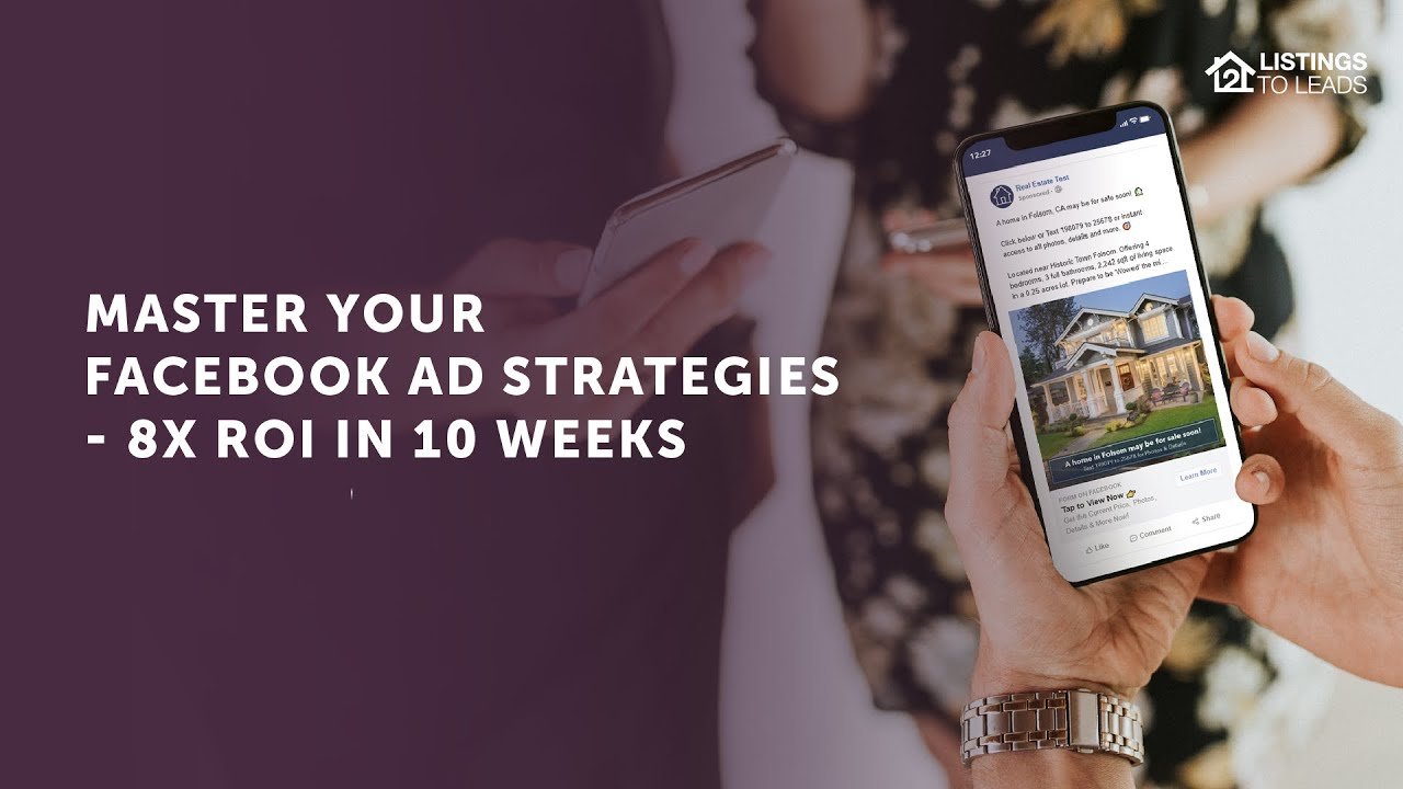 Master Your Facebook Ad Strategies!  8x ROI in 10 Weeks