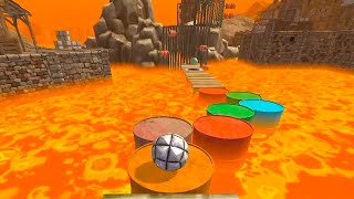 Rollance balls extreme level fast chasing with more satisfying level ASMR gameplay run