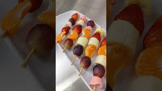 🍓🍫🍌 BROCHETAS DE FRUTAS: Con Chocolate quedan DELICIOSAS #brochetas #frutas #recetasfaciles