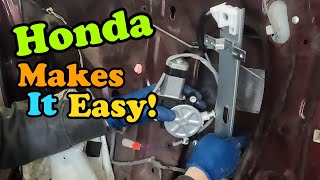 2003-2008 Honda Pilot Window Motor and Regulator Replacement (How To) DIY by Valley Mobile Automotive 214 views 5 days ago 10 minutes, 41 seconds