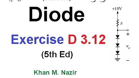 (U)(S) Diode || Exe D 3.12