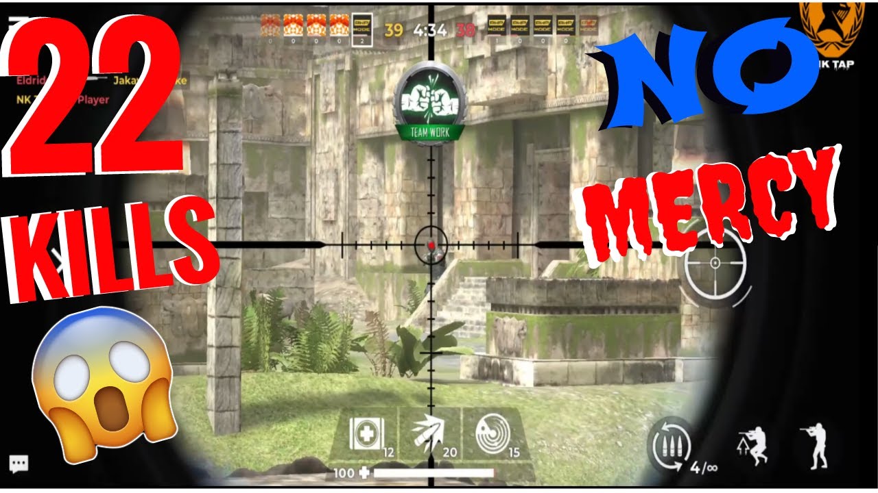 AWP Mode Elite online 3D Sniper Action Pro GamePlay 22 Kills| NK Tap