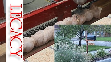 Mail Box Post Demo Video - Wood CNC Projects - Legacy CNC Woodworking Machinery