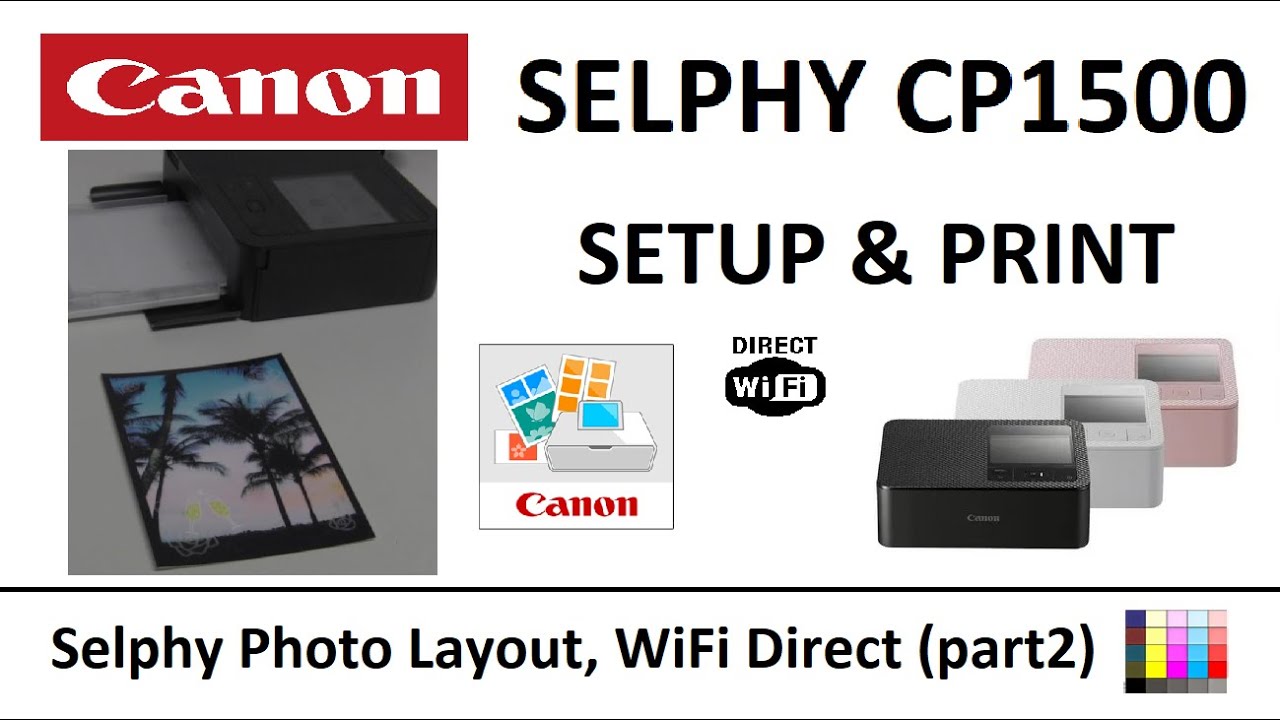 Canon SELPHY CP1500  Pink – Studio Ins en Outs