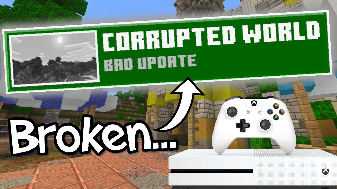 MINECRAFT ON XBOX IS COMPLETELY BROKEN! Corrupted Worlds, New Chat