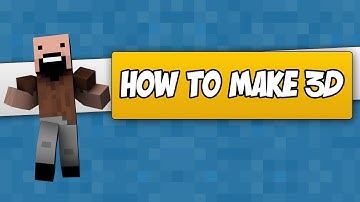 How to make your Minecraft Character in 3D! (In Cinema 4D)